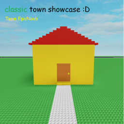 Classic ROBLOX town showcase (undone)