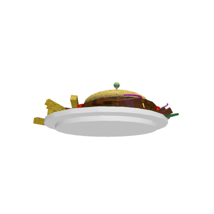Burger and fries