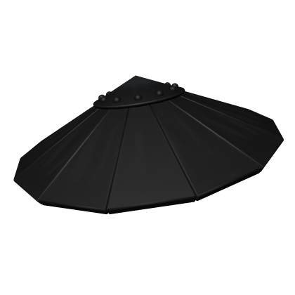 Samurai Plank Hat Black (For Hair) Roblox item