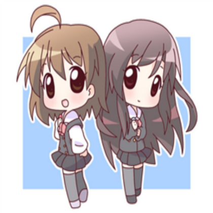little chibi girls :D Roblox decal