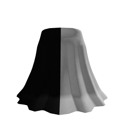 🖤 Dress Skirt of Conflict [Black & White] [2.0]
