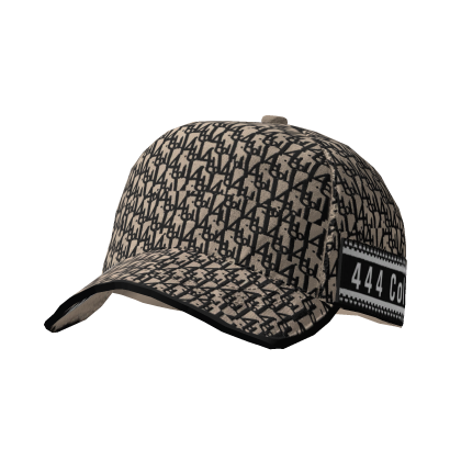 Gorra Oblique De Diseñador Black Beige