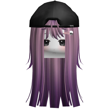  Purple Cute Hair With Cap