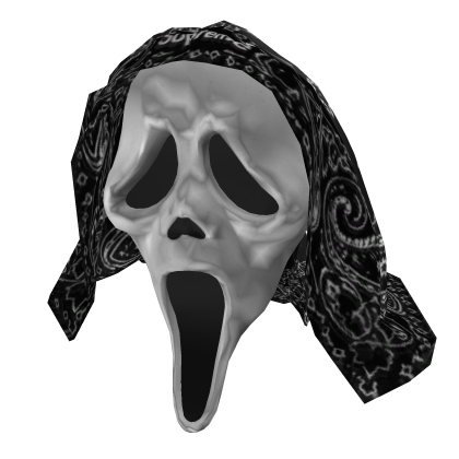 Scary Mask + Black Bandana