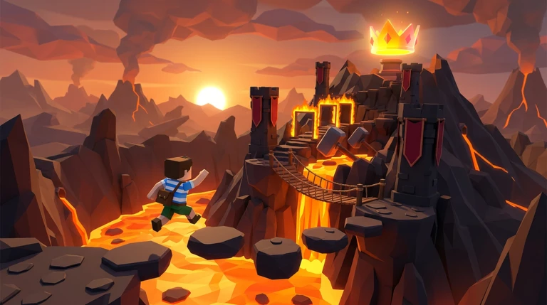 Lava Fortress Obby