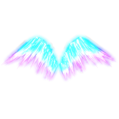 Glowing Energy Wings (Emissive) - Blue Pink