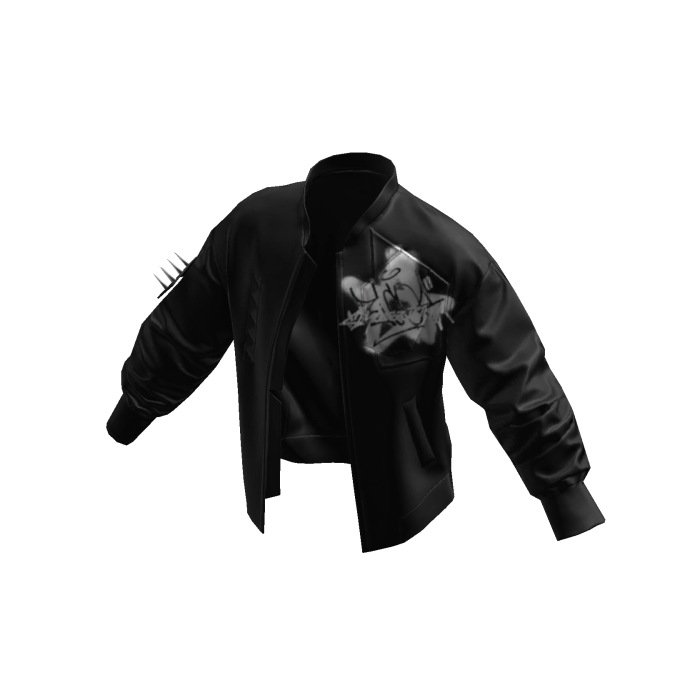 Y2K Spiked Bomber Jacket Trendy Pattern [JEYS]