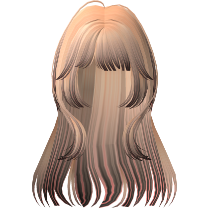 flowing dolly princess hair in blonde & multitone Roblox item