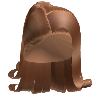 Light Brown 90s Side Swoop Hair w/ Curled Ends Roblox item