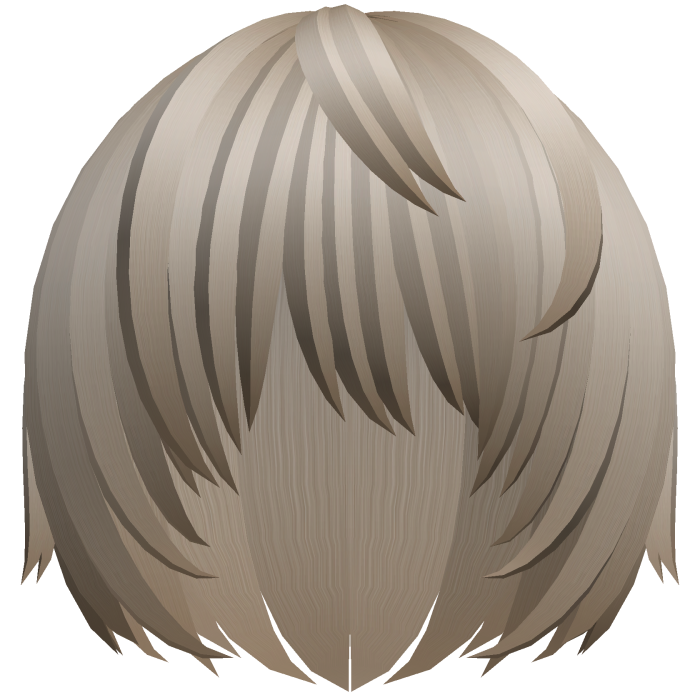 (^ ×ᆺ× ^) emo nyan anime boy hair in blonde