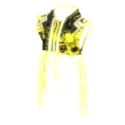 MOG - ✨ EMISSIVE GLOW ✨ Sleeveless Yellow Hoodie