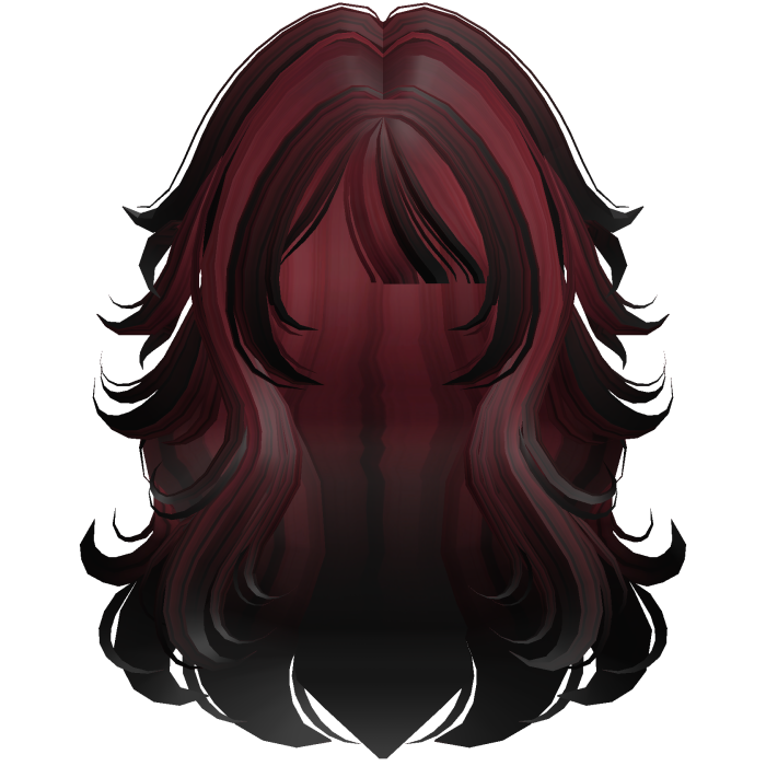 Ghost Chibi Anime Fluffy Layered Hair (Cherry)