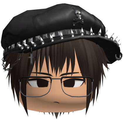 Vkei Moe Brown Messy Hair /w Glasses
