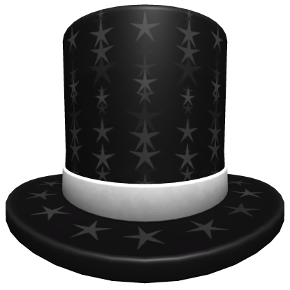 Black Popstar's Top Hat Head Roblox item