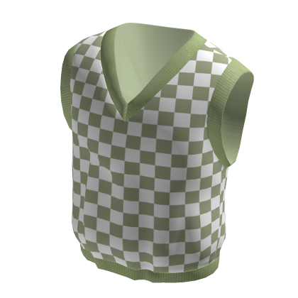 Green Checkered Vest thumbnail