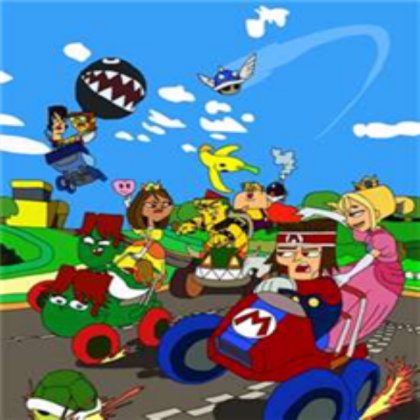 Total Drama All Star Took Mario Kart... Roblox decal