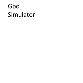 Gpo Simulator
