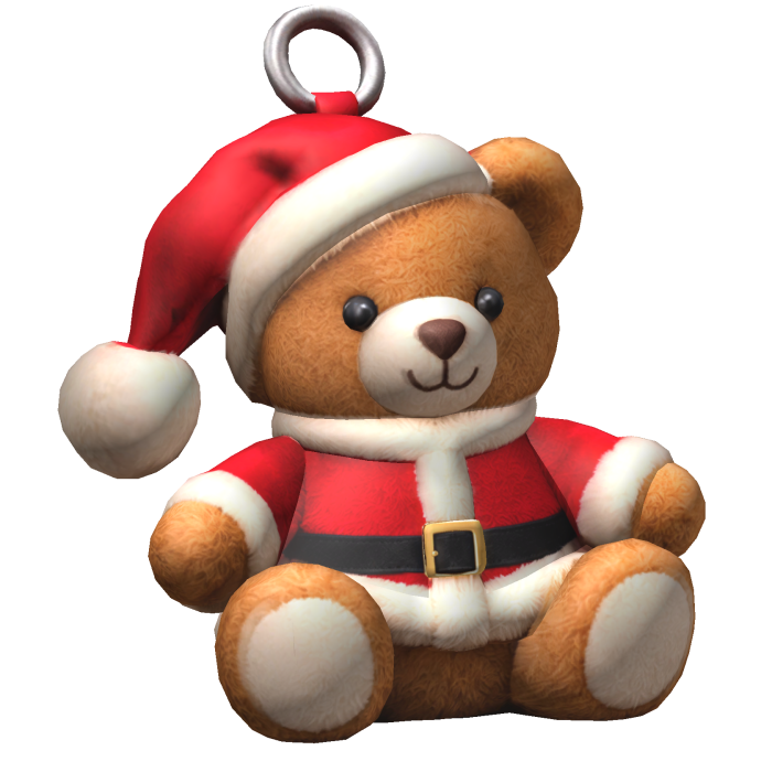 Christmas Bear Keychain