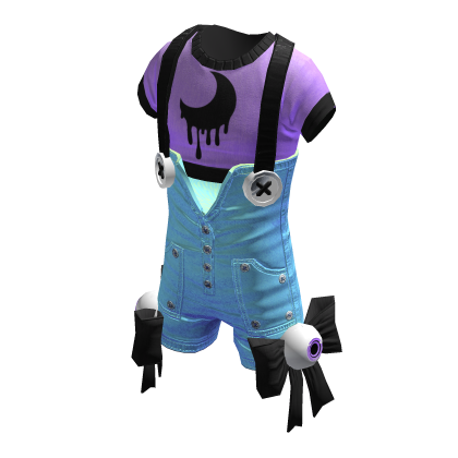 Monster Overalls Pastel Purple