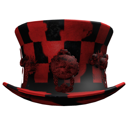 Jester Clown Emo Hat Black Red ♥