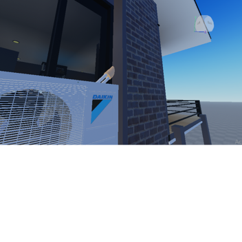 air conditioner on house