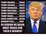 Donald Trump is lame group