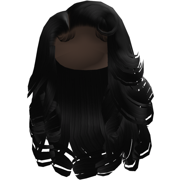 Glamorous Side Swept Curls [Black]