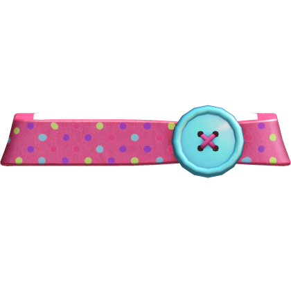 Hot Pink Multicolor Confetti Button Belt Roblox item