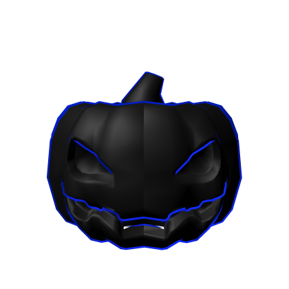 Blue Pumpkin Head
