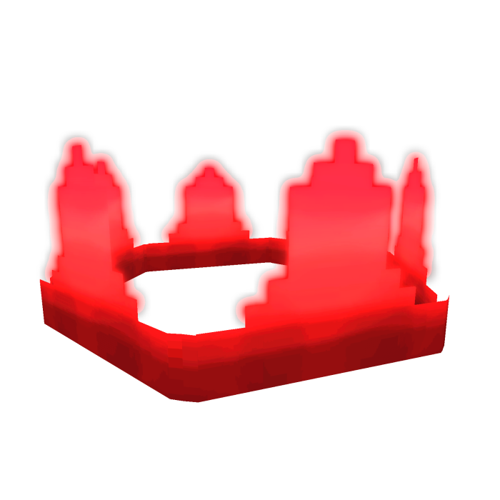 [EMISSIVE] 8-Bit Royal Crown Red Glow (ADDON)