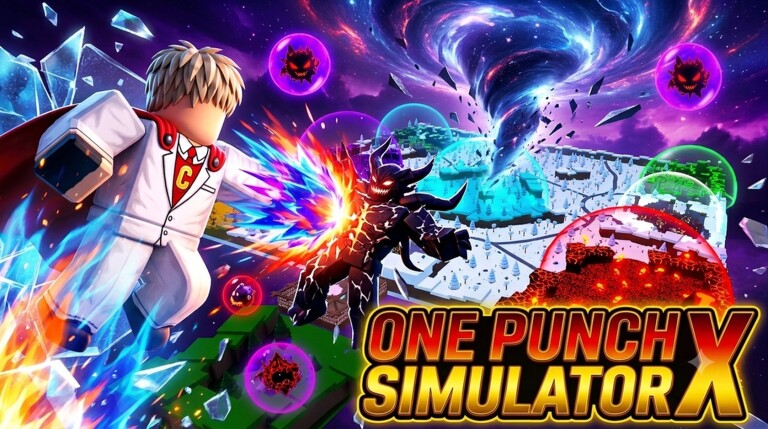 One Punch Simulator X — official Roblox game image