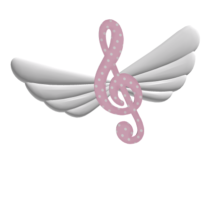 angel music note hair clip Roblox item