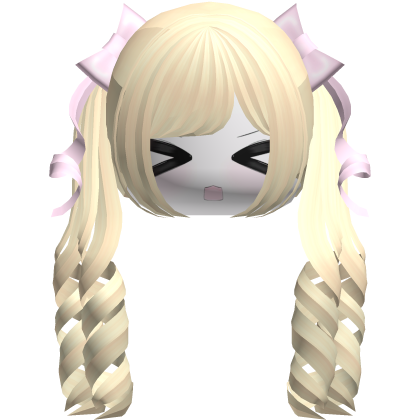 Adorable Kawaii Blonde Pigtails