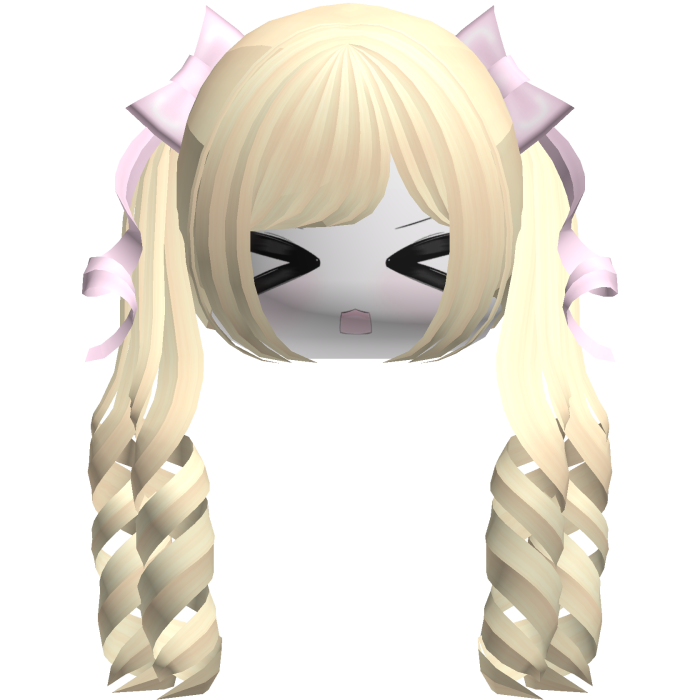 Adorable Kawaii Blonde Pigtails