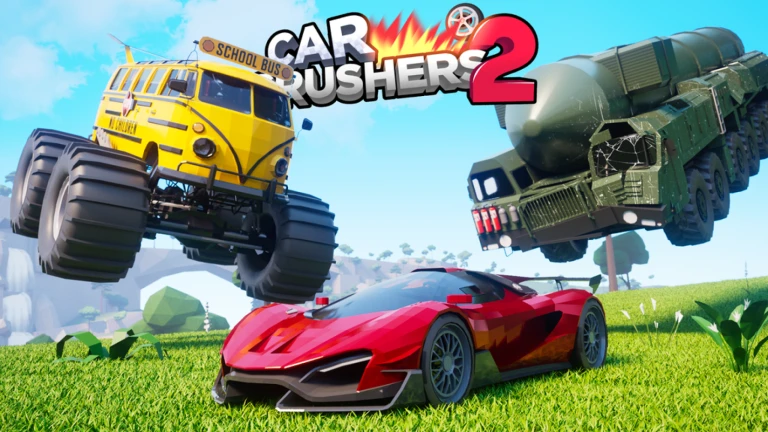8 New Cars!💥] Car Crushers 2 - Physics Sim - Roblox