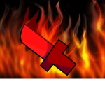 the flaming blades