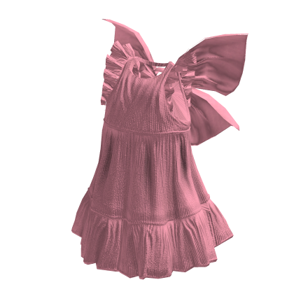 Cute Pretty Pink Ribbon Dress thumbnail