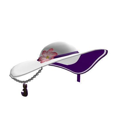 White&Purple Sunhat