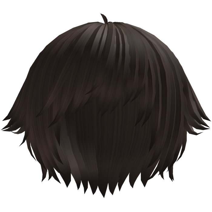 ´ཀ` emo anime catboy tufts hair in brown