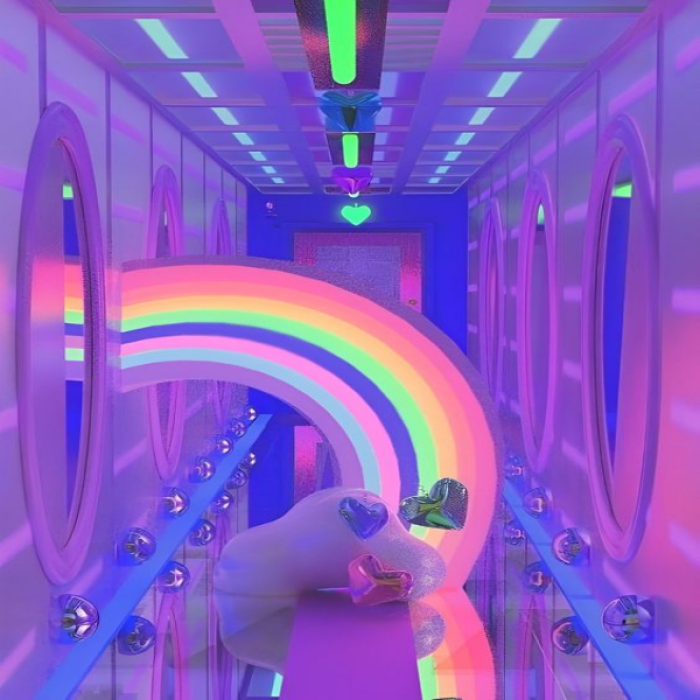Rainbow Vibrant Dreamcore Vaporwave Roblox decal