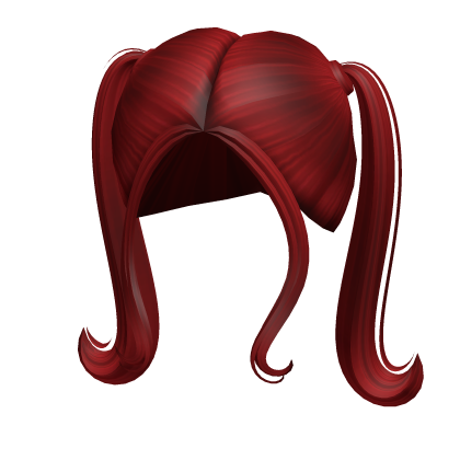 -',ৎ Preppy Private School Pigtails in Red