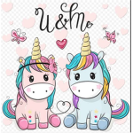 Unicorns are very cute