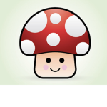 Giraffes and mushrooms