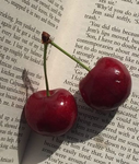 Cherries are red