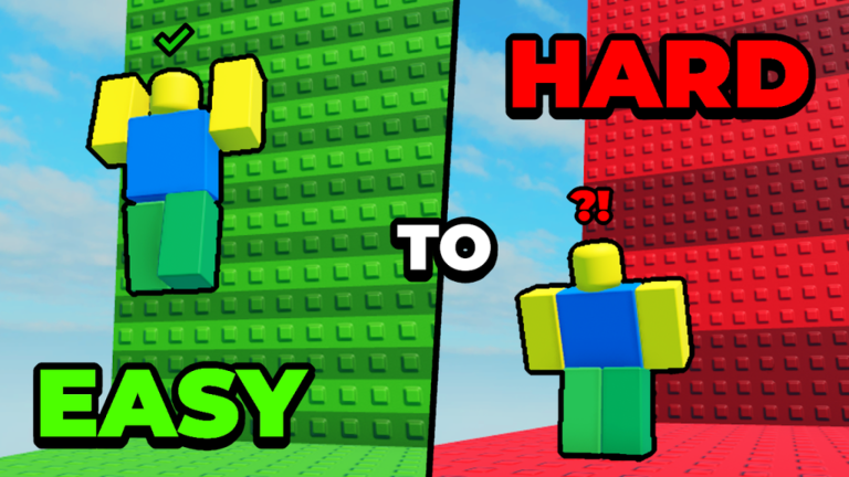 Easy To Hard Wall Hop Obby screenshot 1