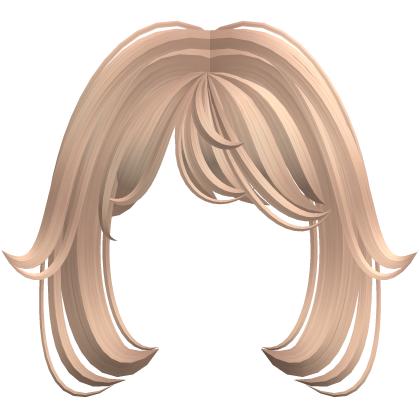 ♡ Cute Soft Fluffy Bangs (Blonde) Roblox item