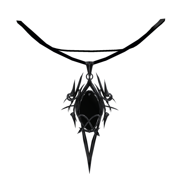 Black And Silver Necklace Of The Seraph