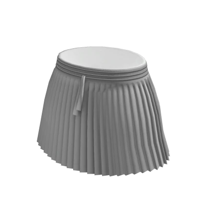 White pleated skirt roblox outlet