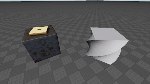 Cage Mesh Deformer - Simple Scene