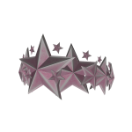 Soft Pink Celestial Sakura Grunge Crown